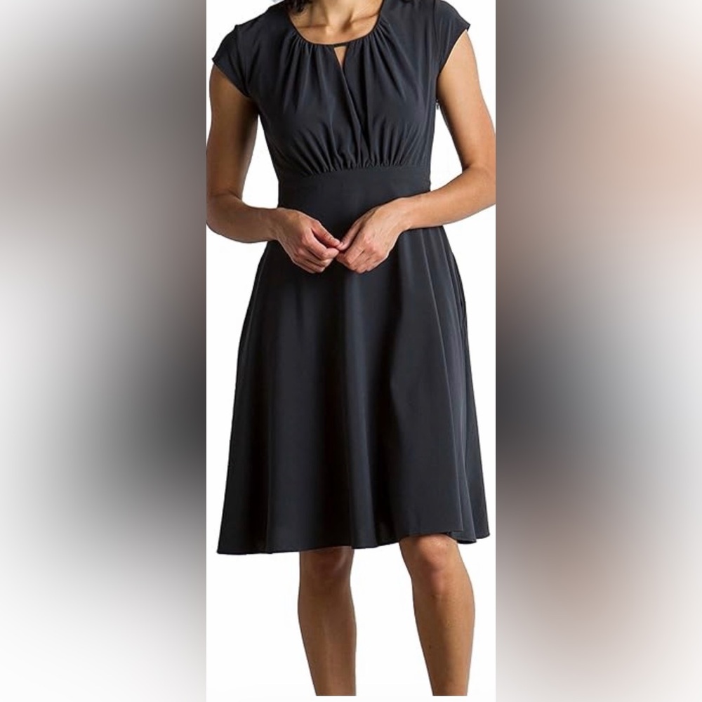 Exofficio Black Midi Dress